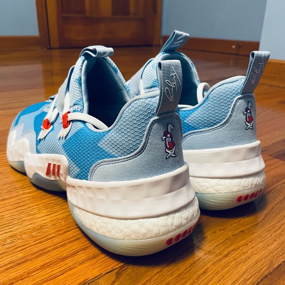 Adidas Trae Young 1 Ice Trae ICE Blue Red H68997 Size 19. - Picture 9 of 12